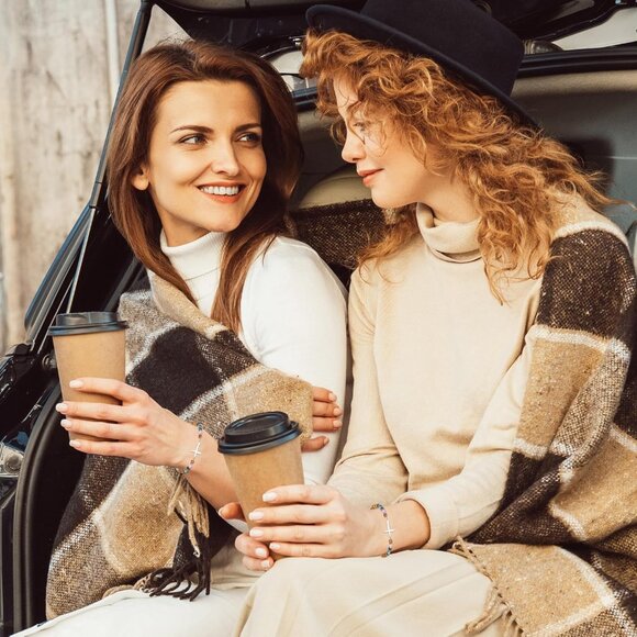 Christian Cross Bracelet Stainless Steel Women Spiritually Gifted - Picture 2 of 7